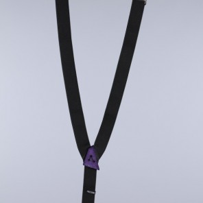pair of braces purple flat button