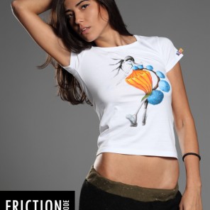 t-shirts “Friction Code meets Hedonista Records” project