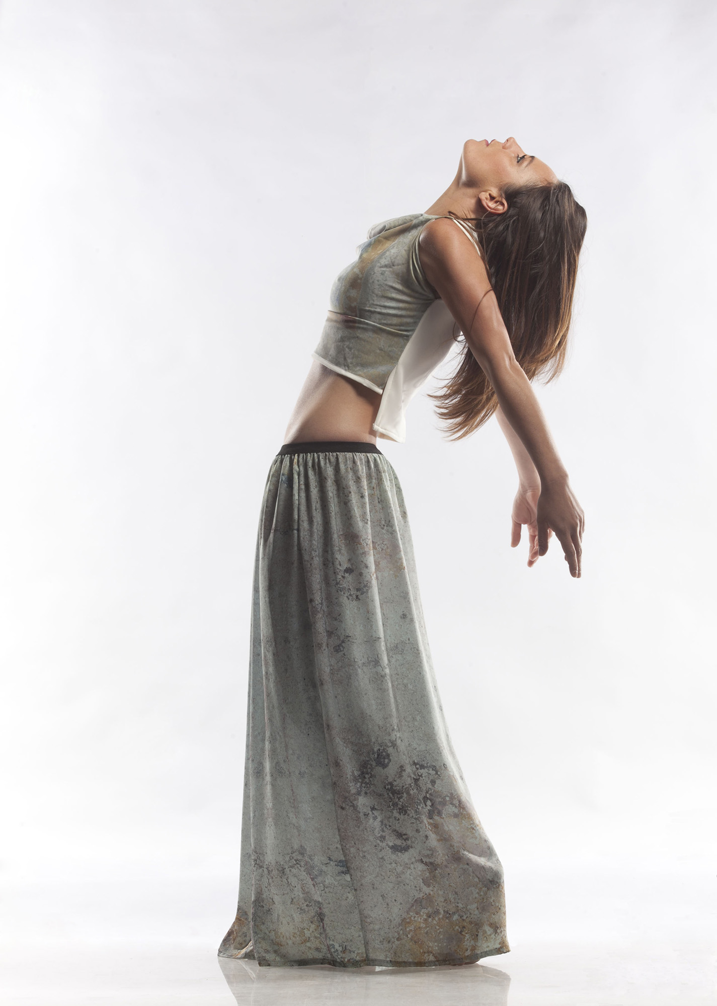 ANCIENT DRAWINGS WOMAN PRINT SKIRT ANCIENT DRAWINGS WOMAN PRINT SKIRT