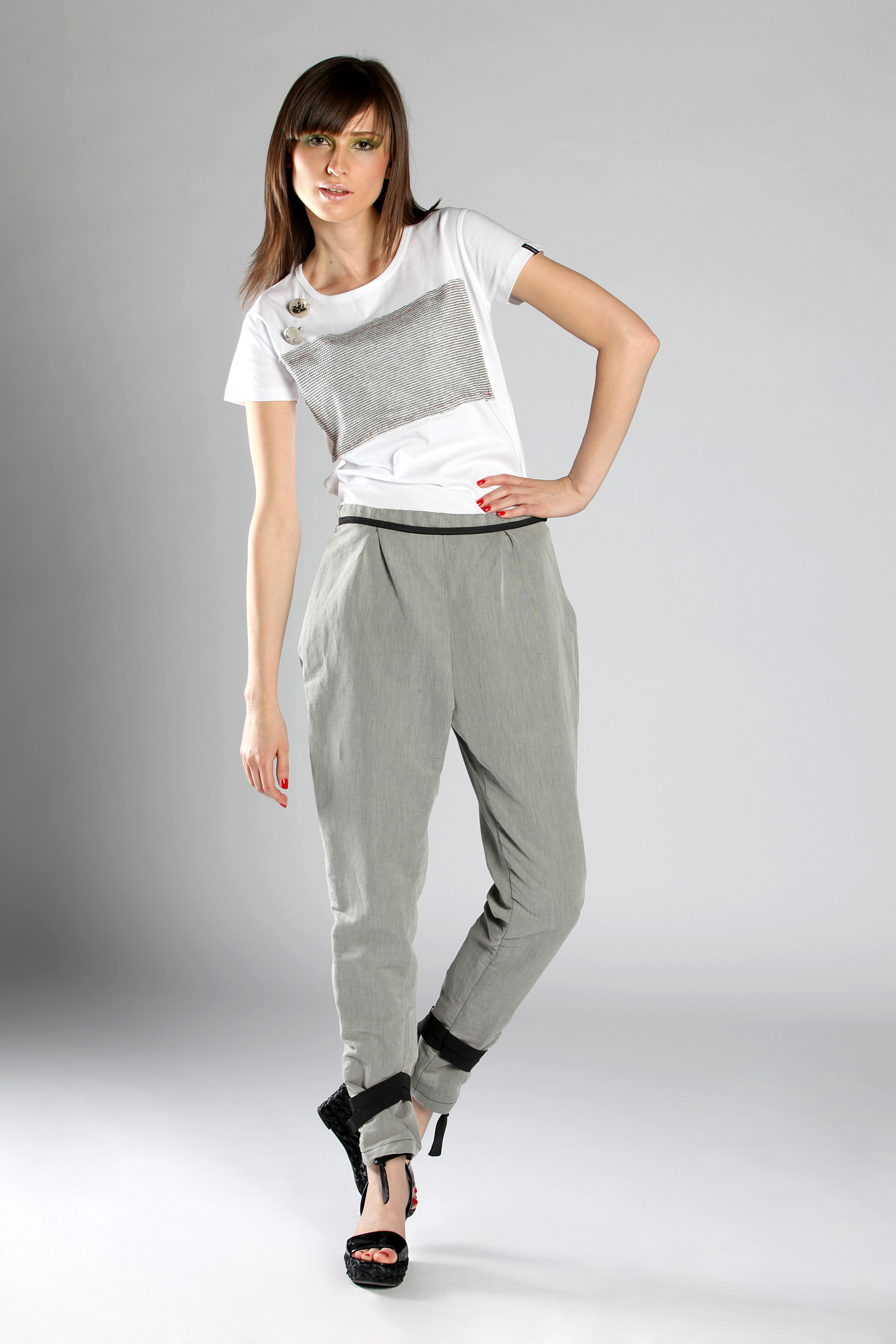 Techno time •  trousers in gray